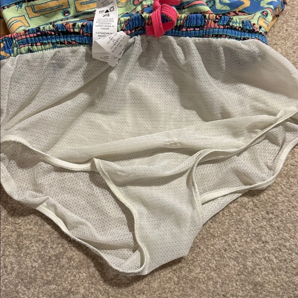 Patagonia Baggies Short Geo Salamander Print Lined Outdoor Beach 2024 X-Small